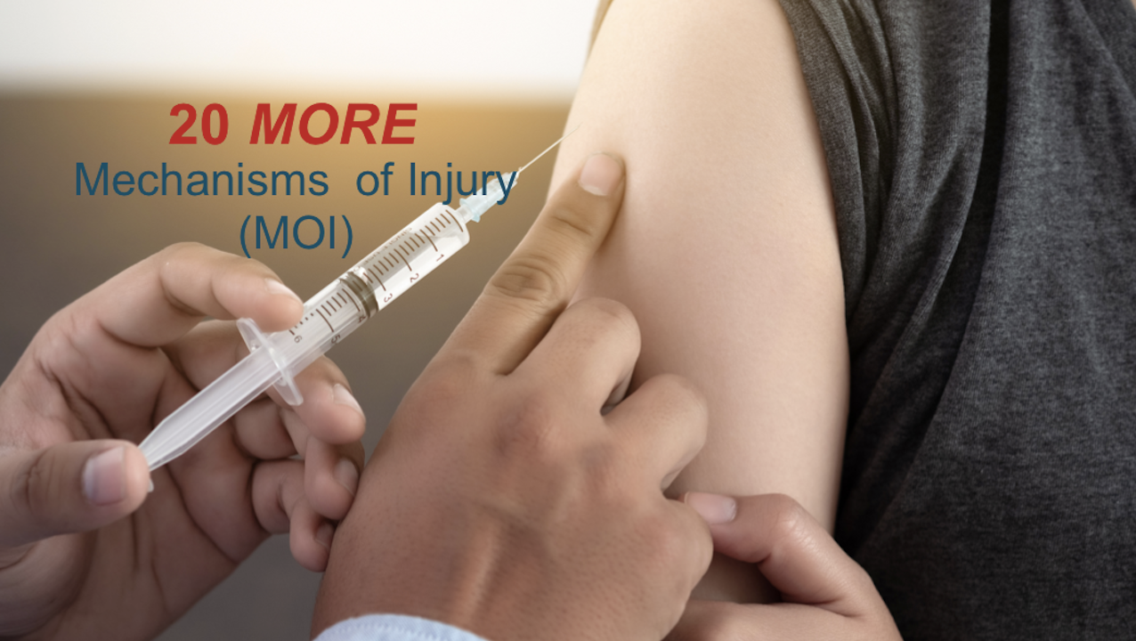 20 MORE Mechanisms of Injury Training Package